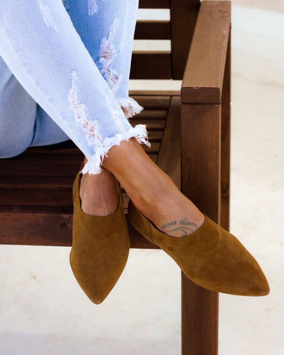 Camel suede mules hotsell